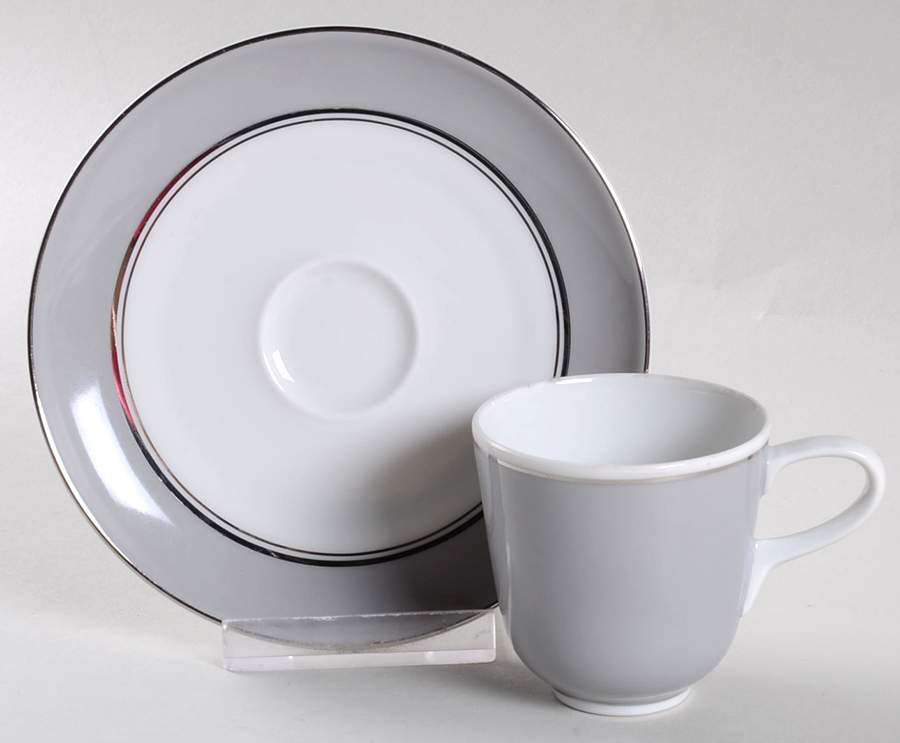 Majestic Flat Demitasse Cup & Saucer Set by Easterling-1