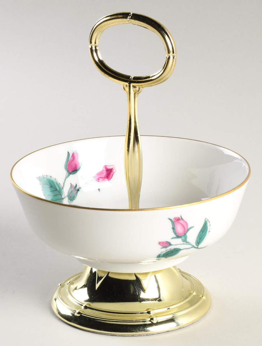 Radiance 6"-7" Handled Footed Nut Dish HC by Easterling-1