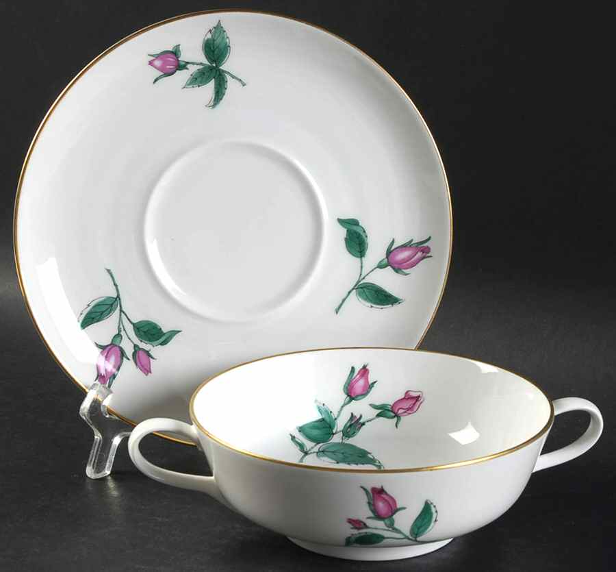 Radiance Flat Cream Soup Bowl & Saucer Set by Easterling-1