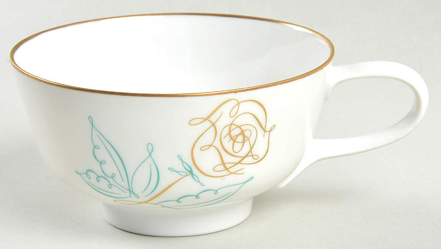 Spencerian Rose Footed Cup by Easterling-1