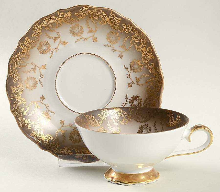 1578 Footed Cup & Saucer Set by Eberthal-1