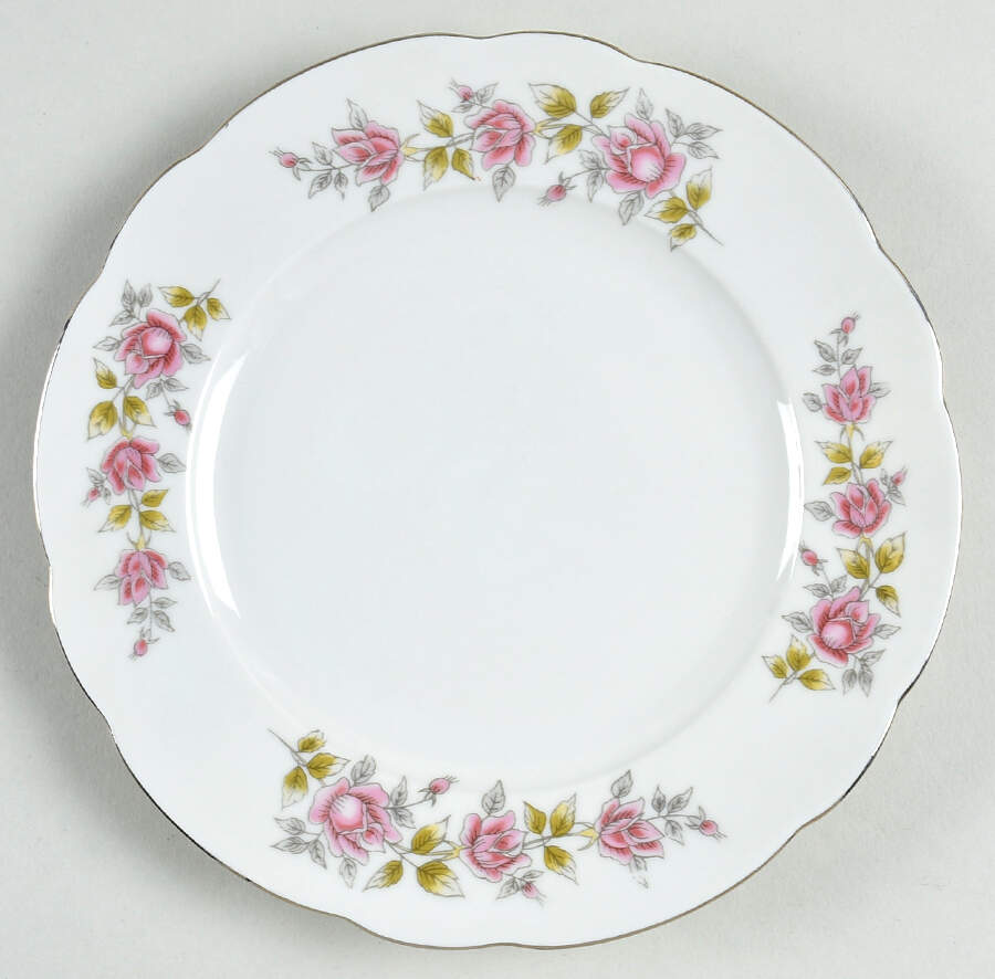 Bella Rose Bread & Butter Plate by Embassy (Poland)-1