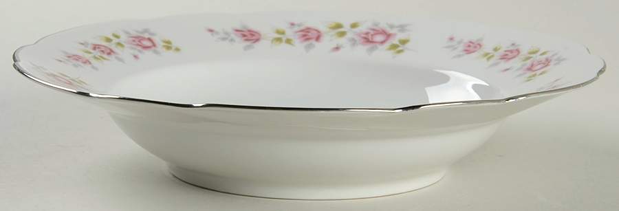 Bella Rose Rim Soup Bowl by Embassy (Poland)-1