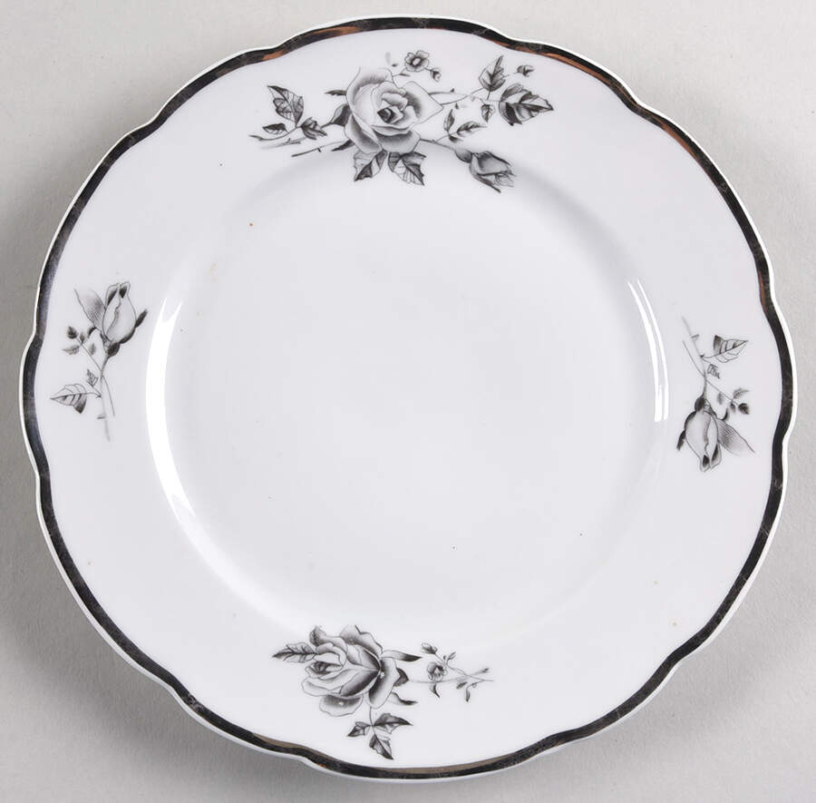 Rosalie Salad Plate by Embassy (Poland)-1