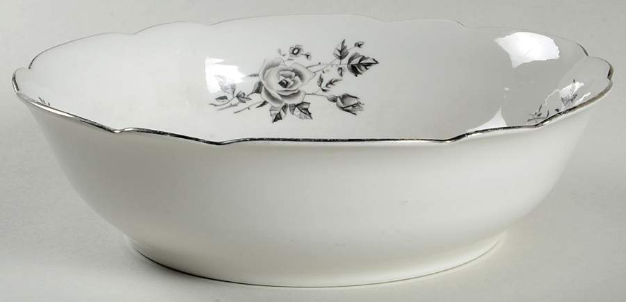 Rosalie 9" Round Vegetable Bowl by Embassy (Poland)-1