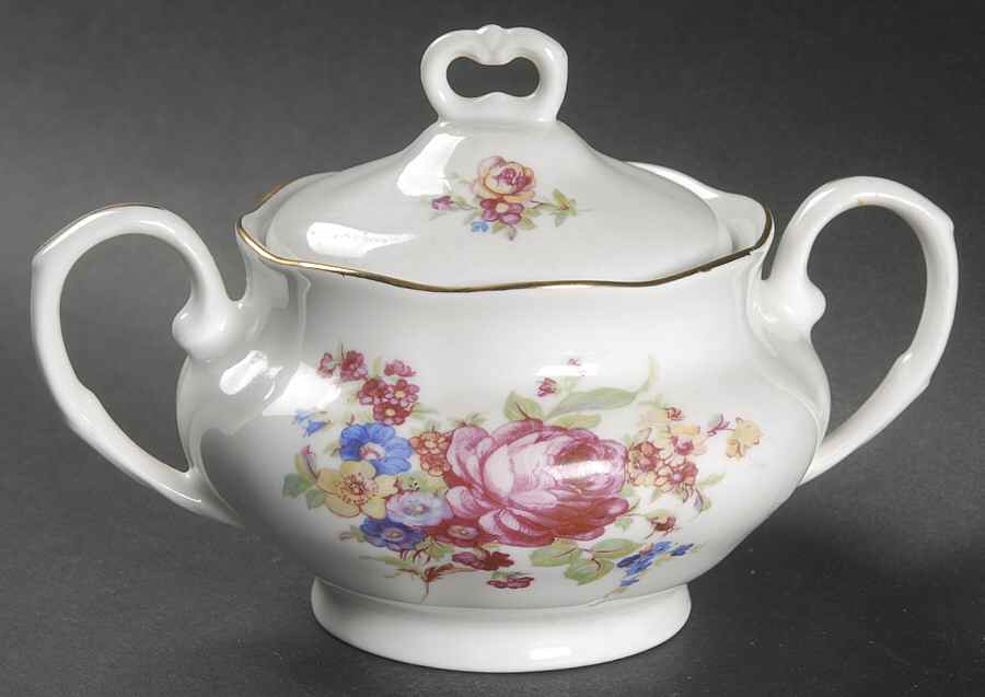 Sophia (Poland) Sugar Bowl & Lid by Embassy (Poland)-1