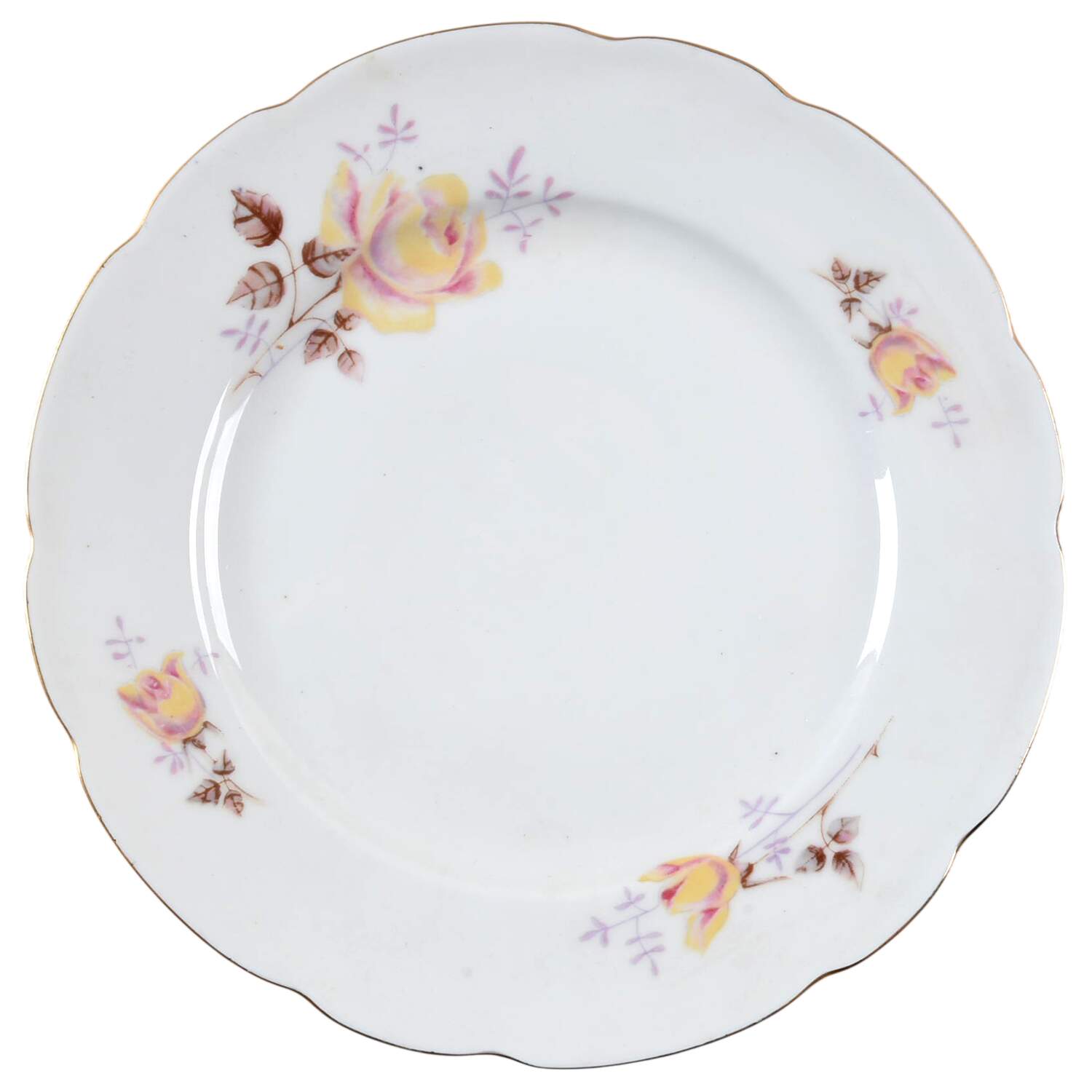 Tea Rose Salad Plate by Embassy (Poland)-1