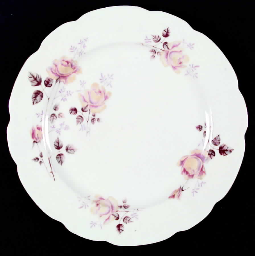 Tea Rose Dinner Plate by Embassy (Poland)-1