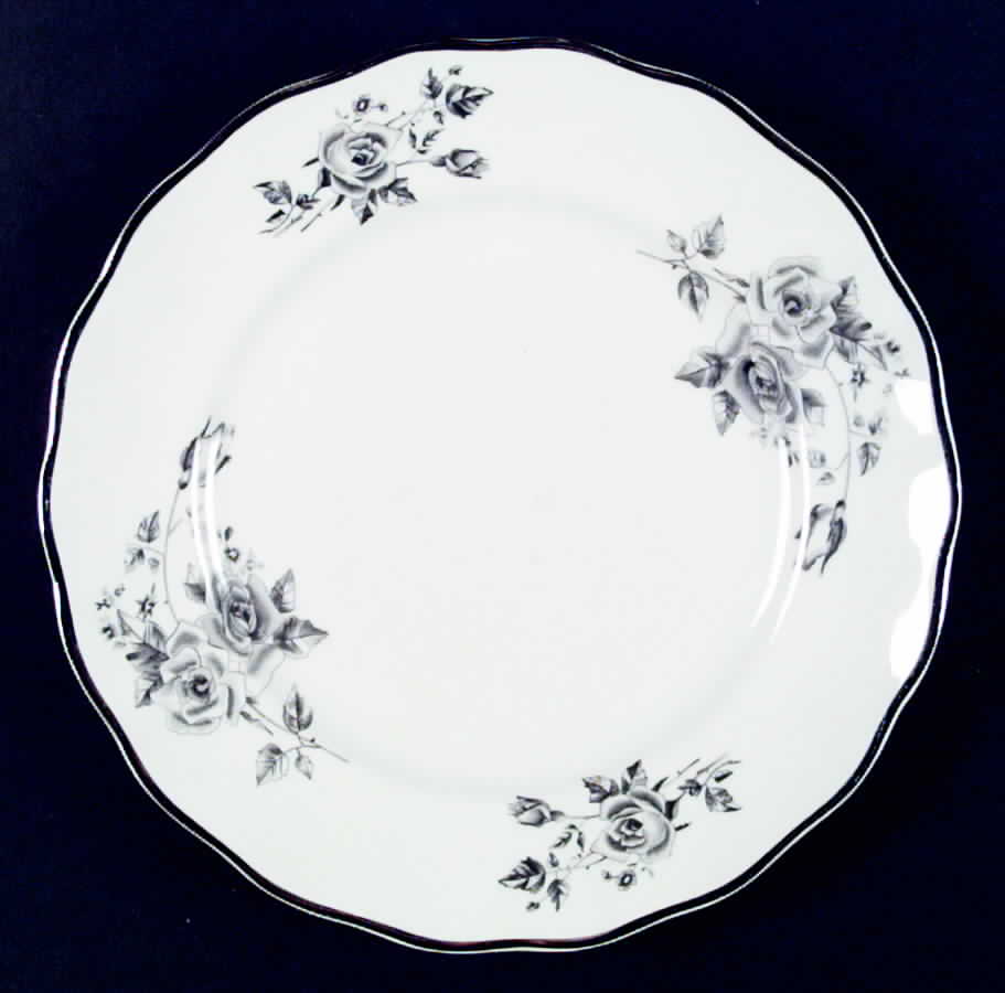 Twilight Rose Dinner Plate by Embassy (Poland)-1