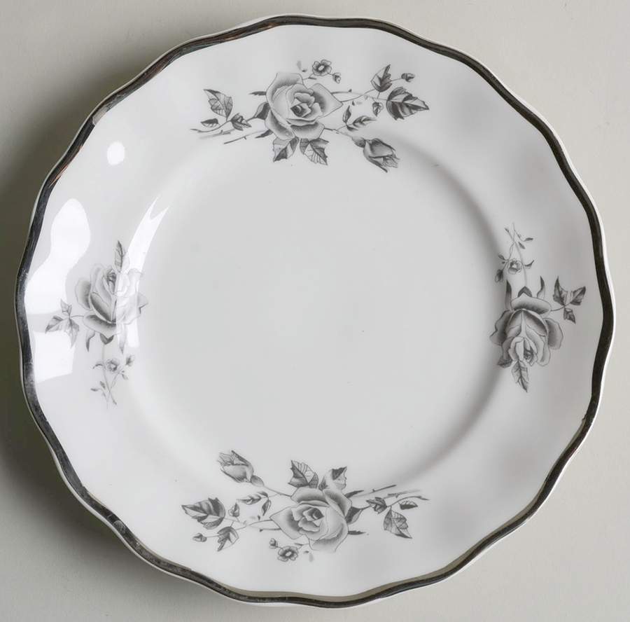 Twilight Rose Salad Plate by Embassy (Poland)-1