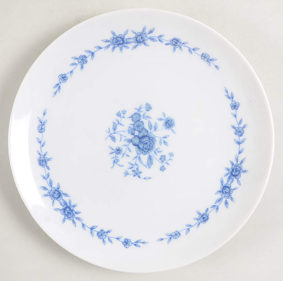 Blue Brocade Bread & Butter Plate by Elite Creation-1