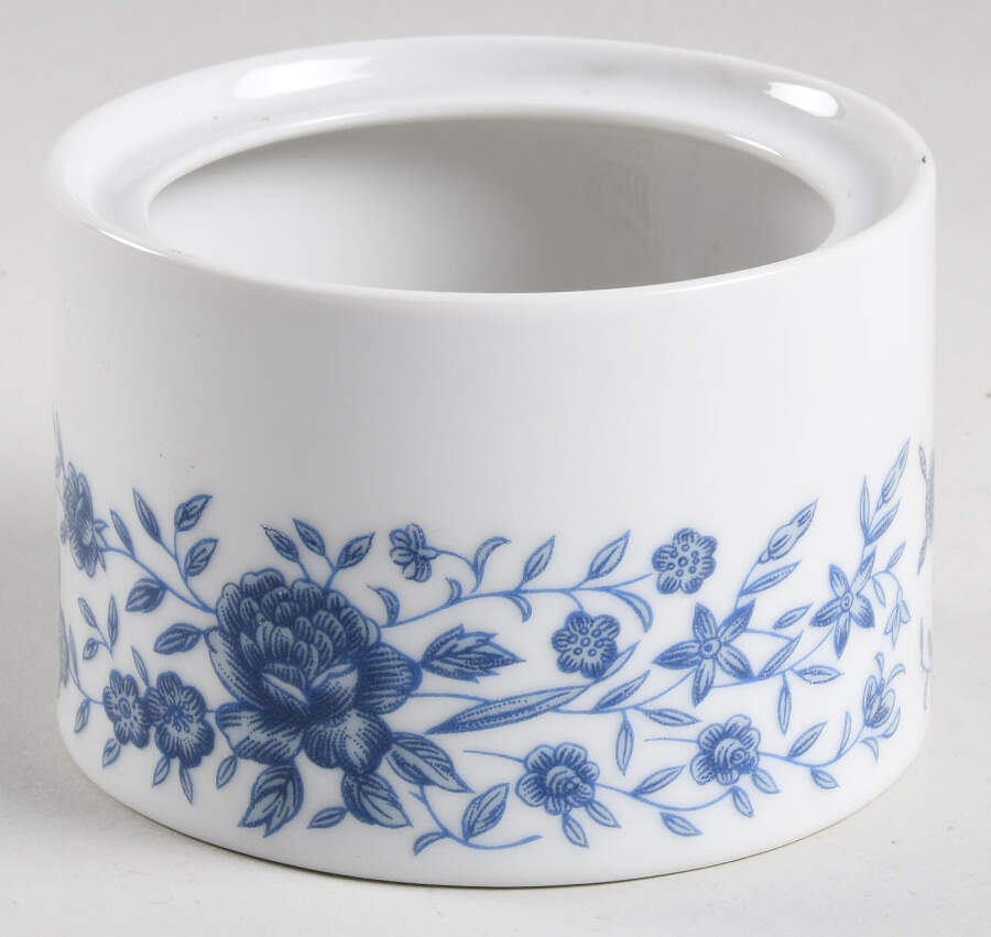 Blue Brocade Sugar Bowl No Lid by Elite Creation-1