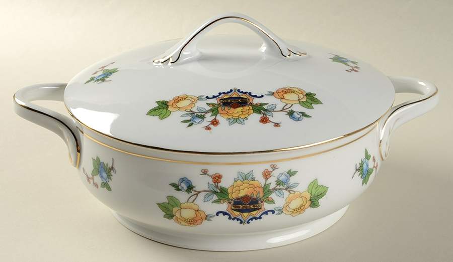 1374 Round Covered Vegetable by Edelstein-1