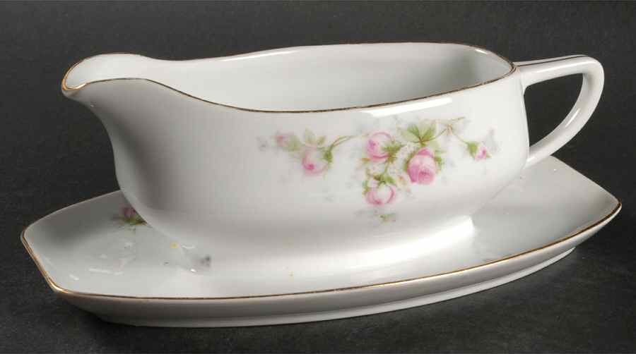 1388 Gravy Boat with Attached Underplate by Edelstein-1