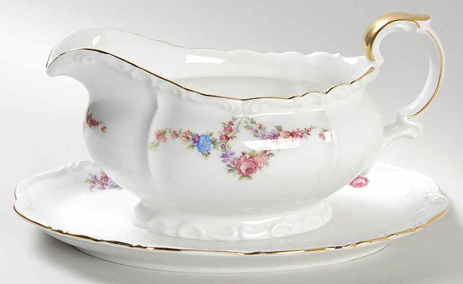 15620 Gravy Boat with Attached Underplate by Edelstein-1