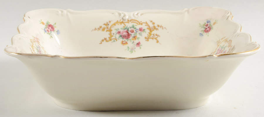 Christine (Scalloped) 9" Square Vegetable Bowl by Edelstein-1