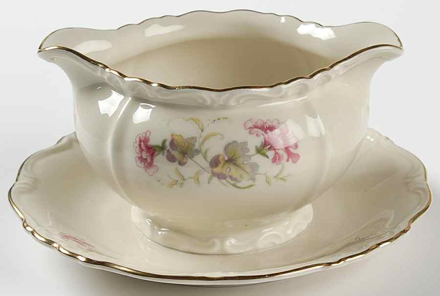 15936 Gravy Boat with Attached Underplate by Edelstein-1