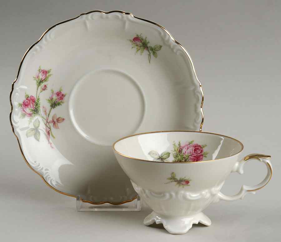 16792 Footed Cup & Saucer Set by Edelstein-1