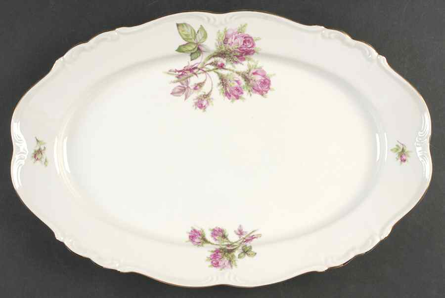 16793 15" Oval Serving Platter by Edelstein-1