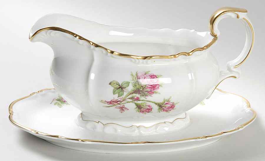 16793 Gravy Boat with Attached Underplate by Edelstein-1