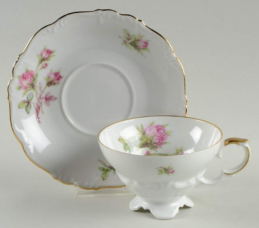 16793 Footed Cup & Saucer Set by Edelstein-1