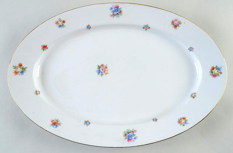 2870 (Smooth) 15" Oval Serving Platter by Edelstein-1