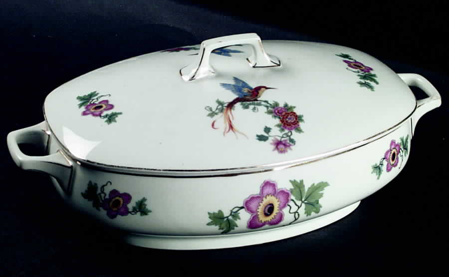 7456-1456 Oval Covered Vegetable by Edelstein-1