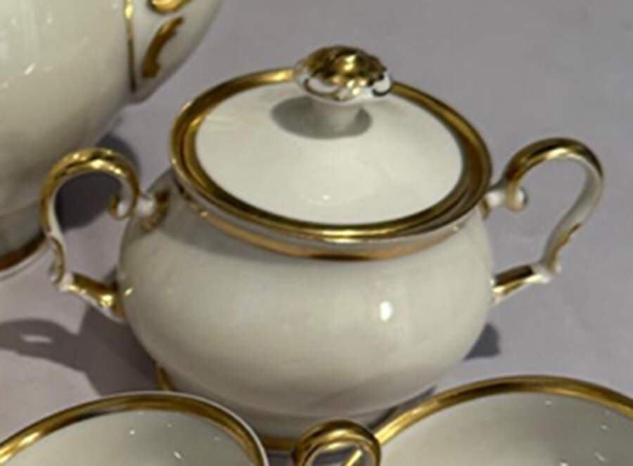 7540 (Rim Shape) Sugar Bowl & Lid by Edelstein-1