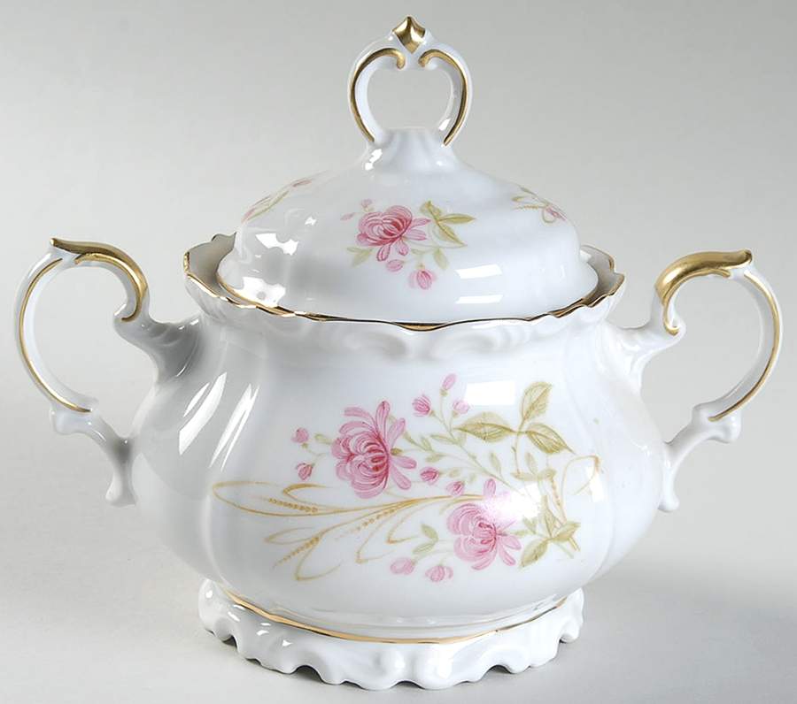 Alhambra Sugar Bowl & Lid by Edelstein-1