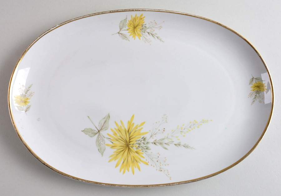 Astrid 15" Oval Serving Platter by Edelstein-1