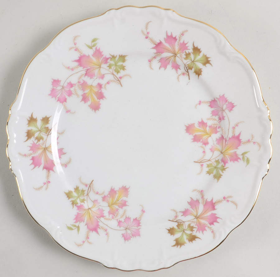 Autumn Leaves Salad Plate by Edelstein-1