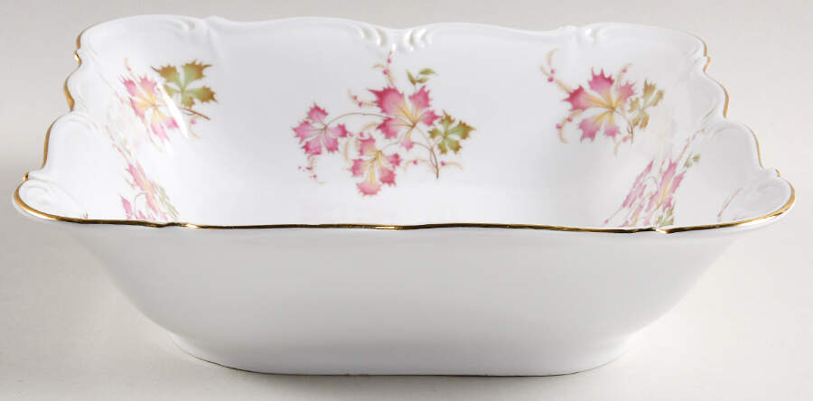 Autumn Leaves 8" Square Vegetable Bowl by Edelstein-1