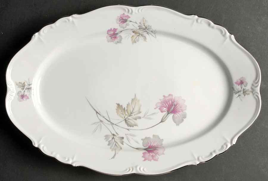 Belfonte 15" Oval Serving Platter by Edelstein-1
