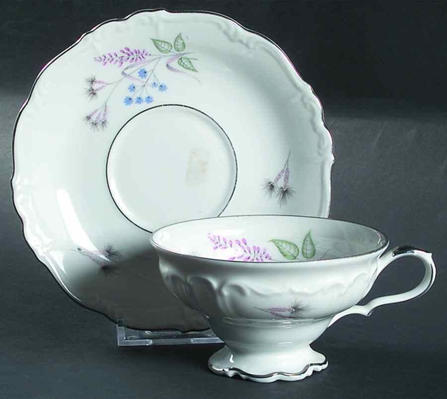 Belcrest Footed Cup & Saucer Set by Edelstein-1