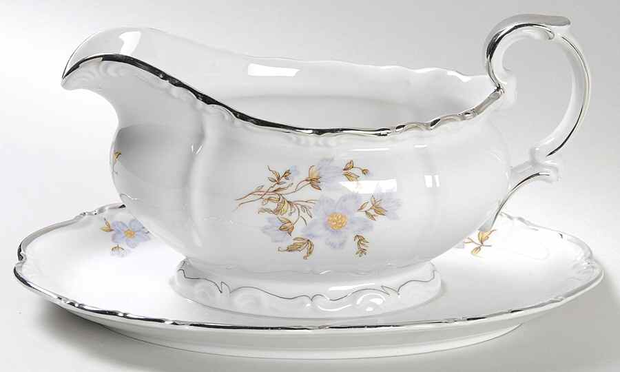 Belcrest Gravy Boat with Attached Underplate by Edelstein-1