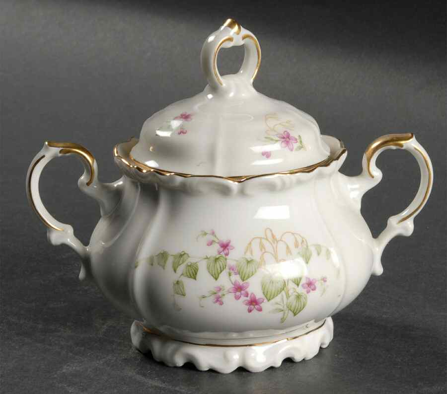 Bianca Sugar Bowl & Lid by Edelstein-1