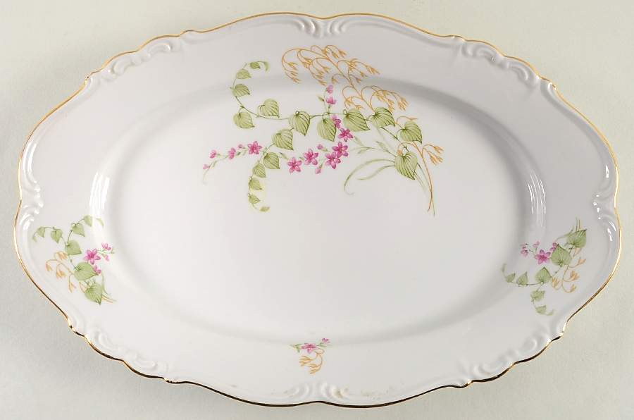 Bianca 13" Oval Serving Platter by Edelstein-1