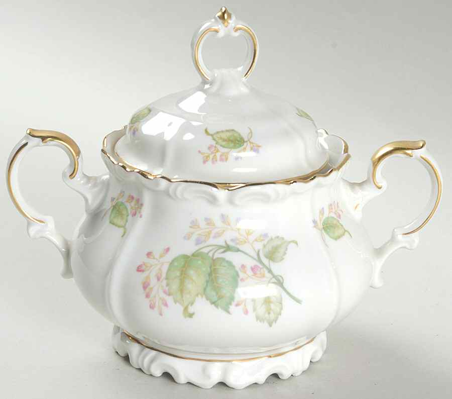 Blue Poplar Sugar Bowl & Lid by Edelstein-1