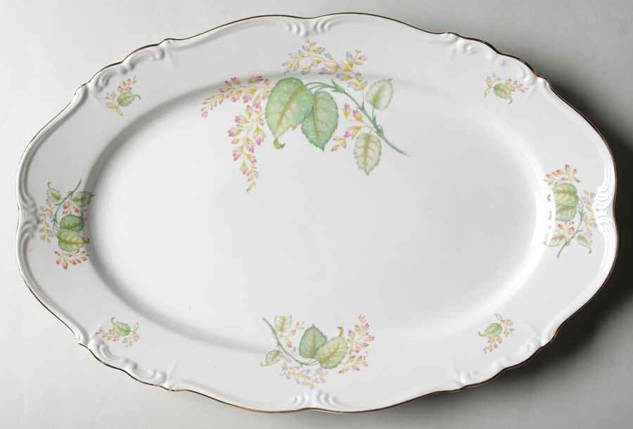 Blue Poplar 15" Oval Serving Platter by Edelstein-1