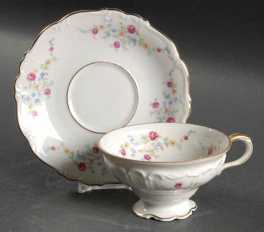 Brighton Footed Cup & Saucer Set by Edelstein-1
