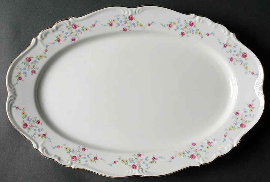 Brighton 15" Oval Serving Platter by Edelstein-1