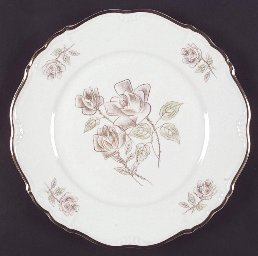 Bridal Rose Dinner Plate by Edelstein-1