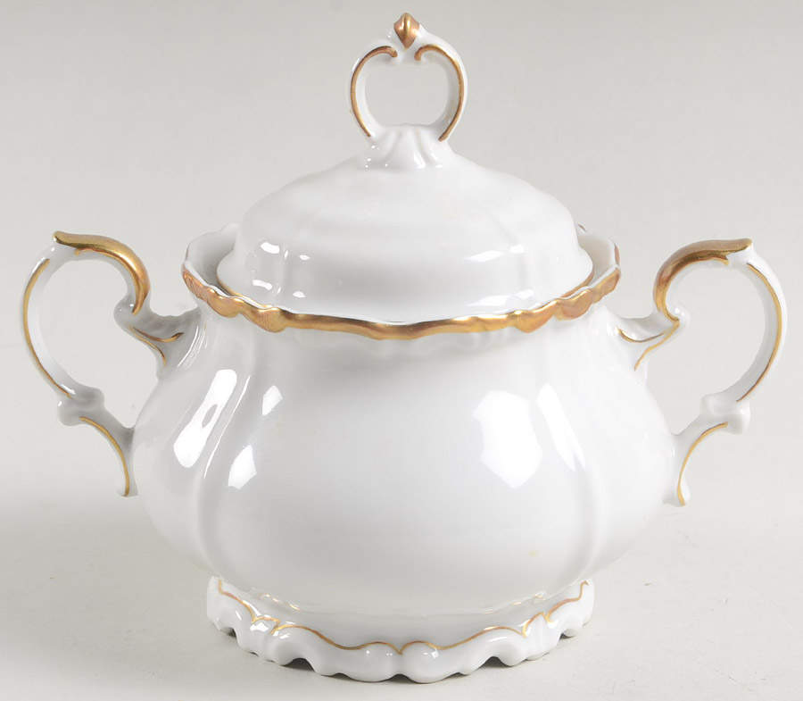 Canterbury Sugar Bowl & Lid by Edelstein-1