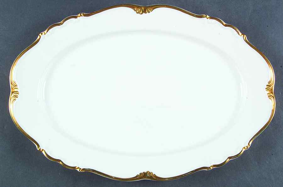 Canterbury 15" Oval Serving Platter by Edelstein-1