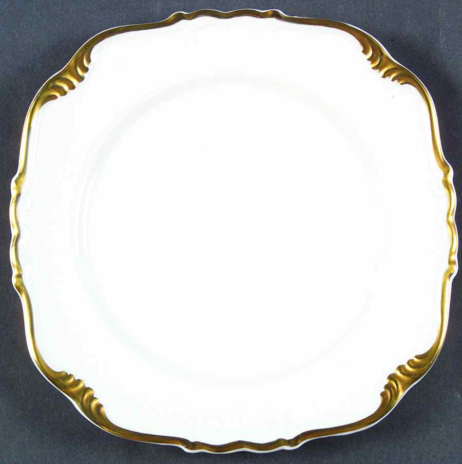 Canterbury Square Salad Plate by Edelstein-1