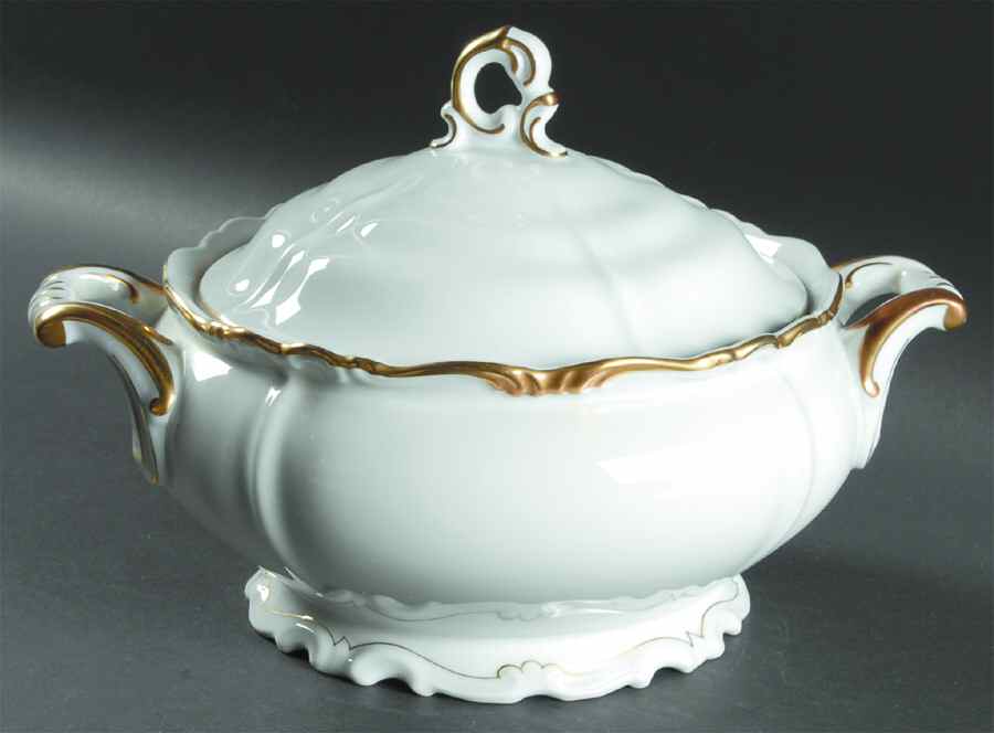 Canterbury Round Covered Vegetable by Edelstein-1