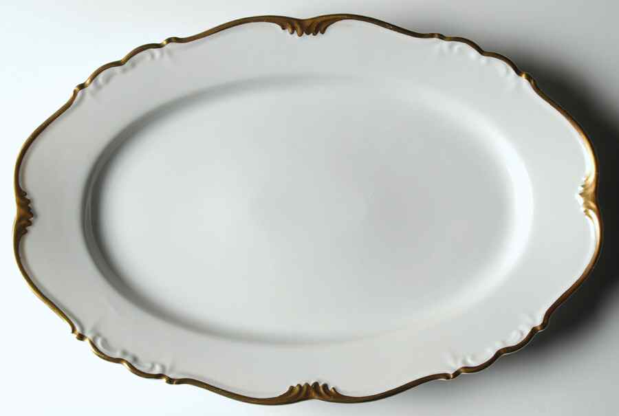Canterbury 13" Oval Serving Platter by Edelstein-1