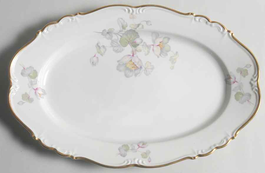 Charlotte 13" Oval Serving Platter by Edelstein-1
