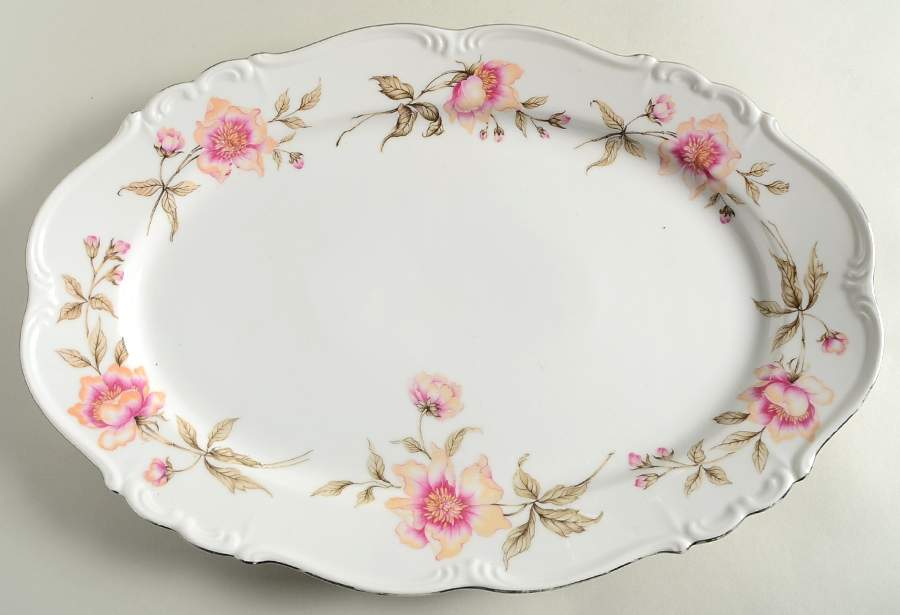 Clairmont 15" Oval Serving Platter by Edelstein-1