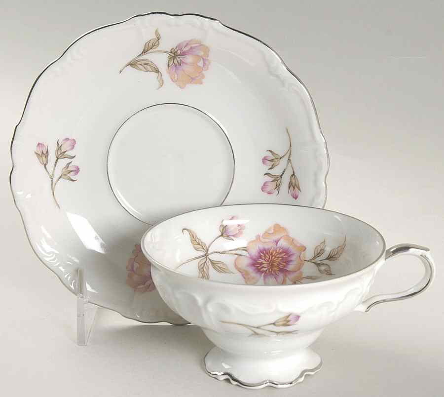 Clairmont Footed Cup & Saucer Set by Edelstein-1